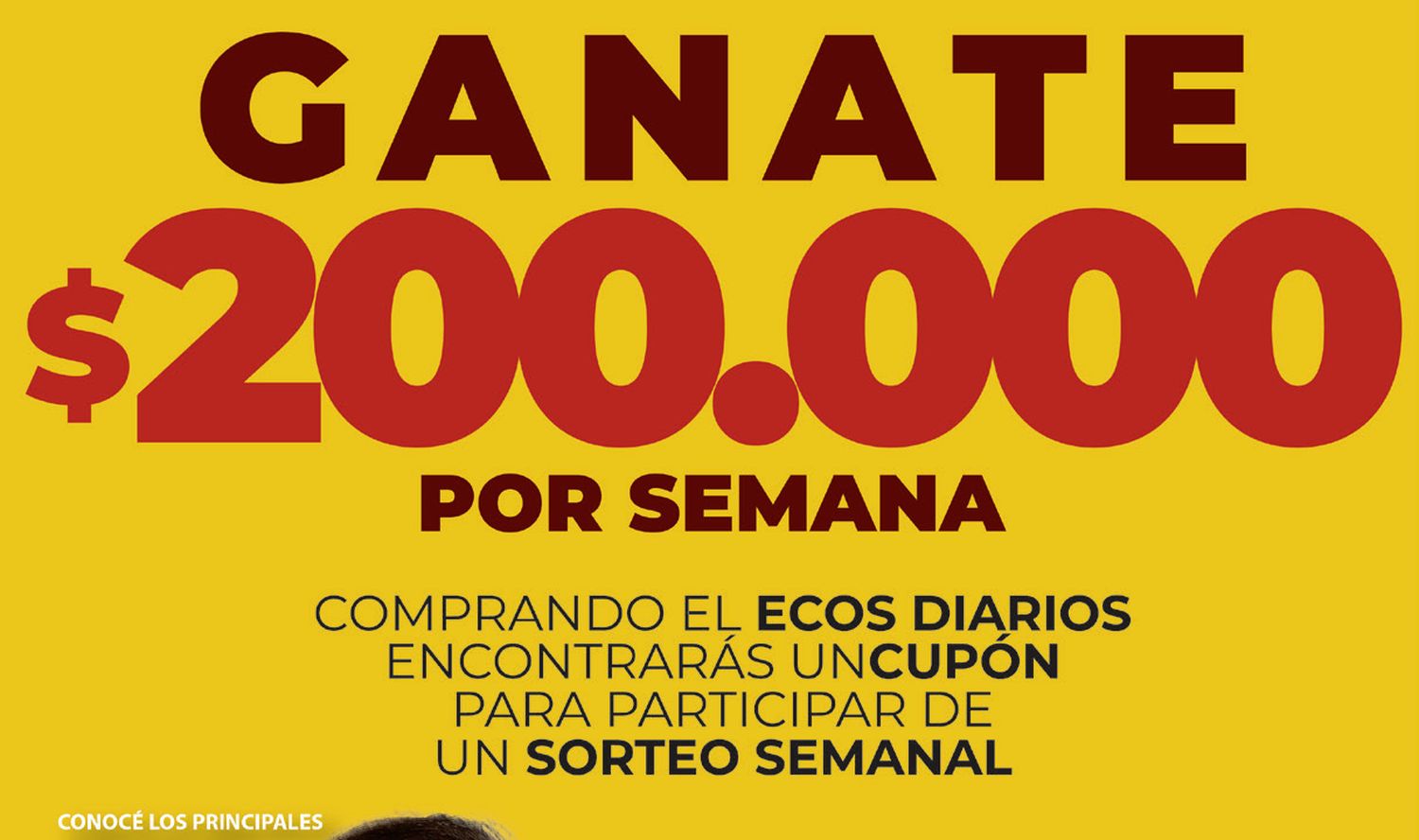 Ecos Diarios sortea $200.000 por semana con un nuevo cupón