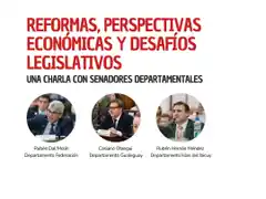 Reformas, perspectivas económicas y desafíos legislativos: senadores visitan Gualeguay