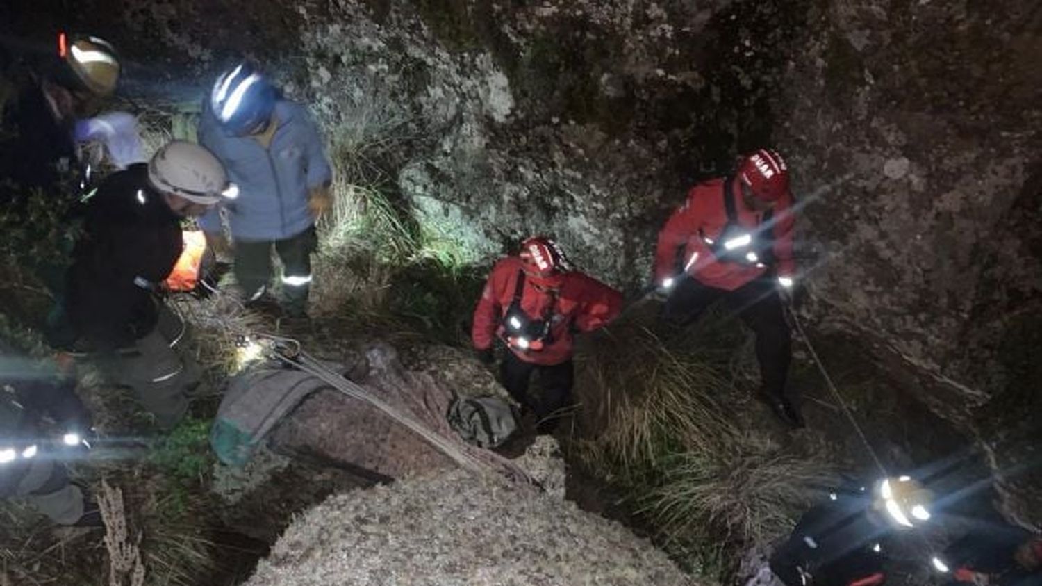 La mujer fue hallada en el cerro Los Mogotes