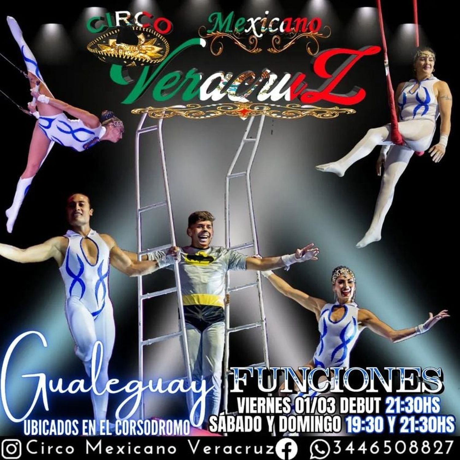 El circo Mexicano Veracruz en Gualeguay: un espectáculo para toda la familia.