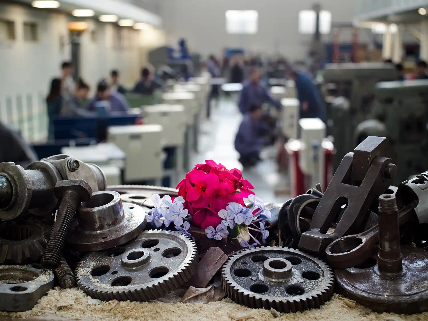 En el Colegio Industrial florecen las ideas en el Taller totalmente renovado. Foto: Gentileza