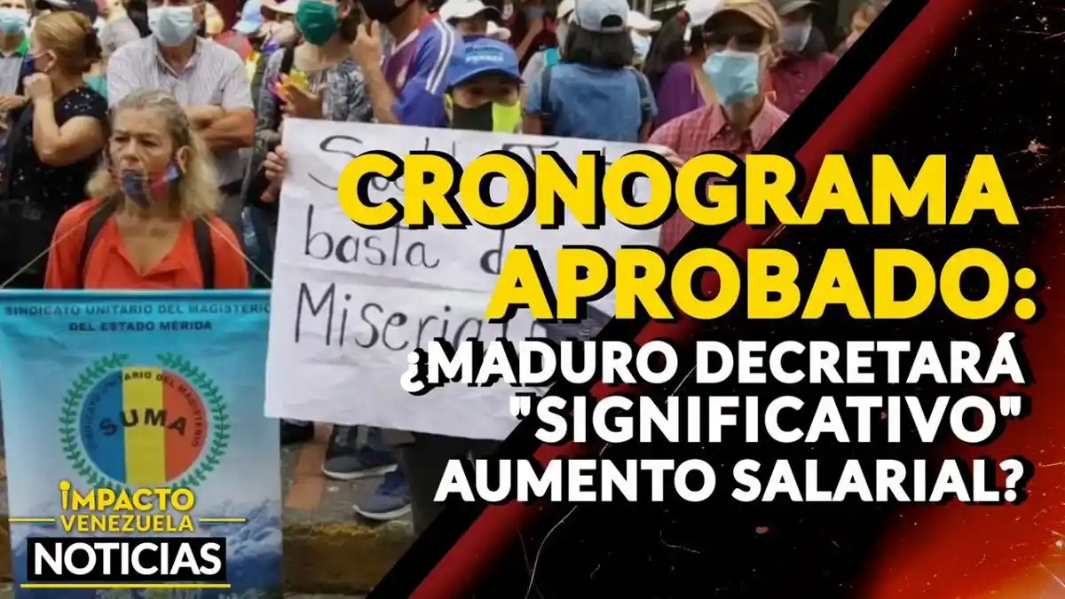 CRONOGRAMA APROBADO: ¿Maduro decretará «significativo» aumento salarial? – VIDEO