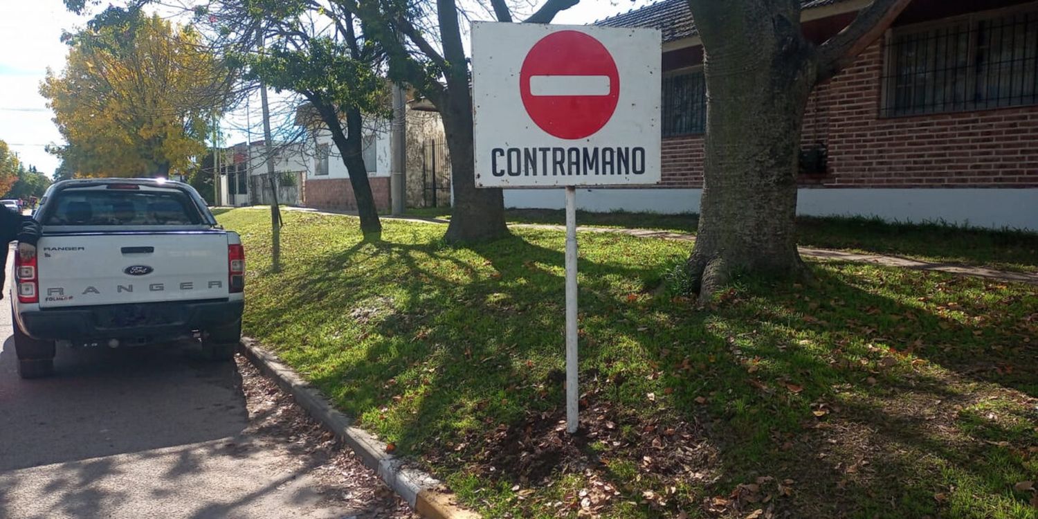 Crespo: Implementan nuevo sentido único de circulación en trece calles de la ciudad