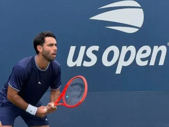 Genaro Olivieri perdió ante el chileno Tomás Barrios Vera en la qualy del US Open. Foto:@genaolivieri4 en IG.