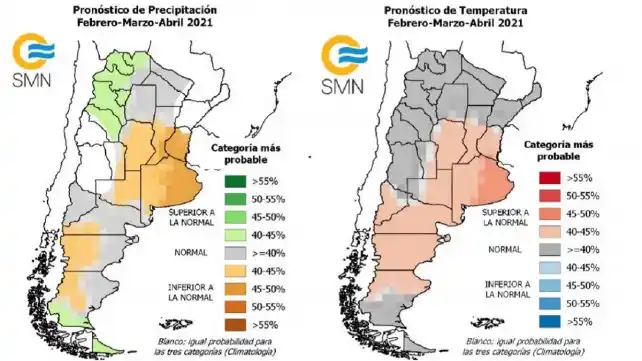 El clima que viene: más calor y menos lluvias de lo normal