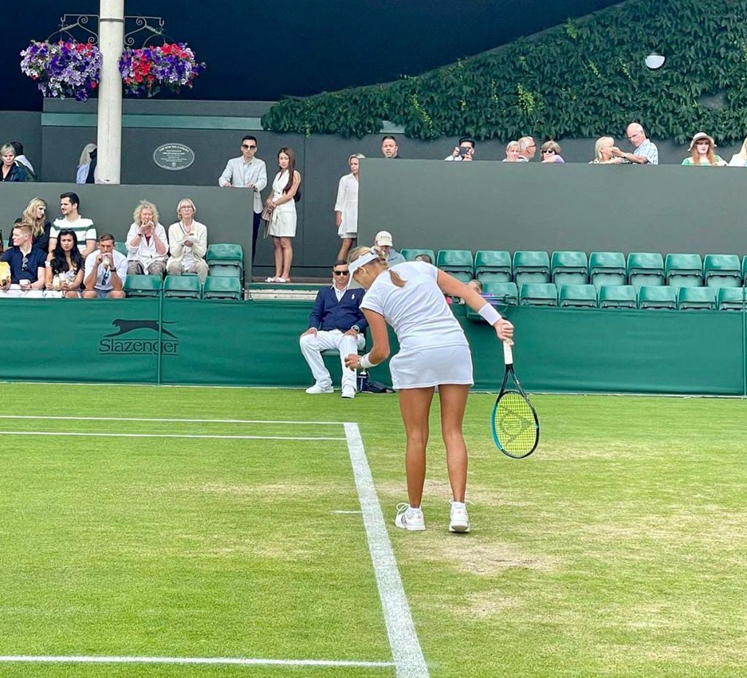 La tandilense Sol Larraya Guidi no pudo ante la favorita del certamen y quedó eliminada en semifinales de Wimbledon