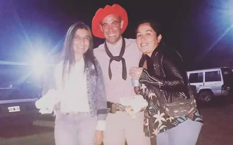 Bryan Petaccio, el “gaucho de Tik Tok”, estuvo en Castro el fin de semana