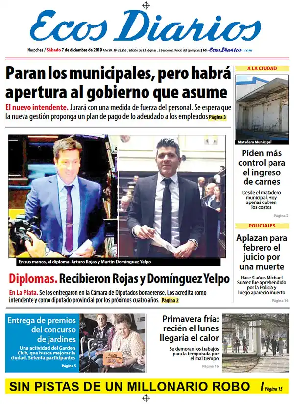 Tapa del 7 de diciembre de 2019