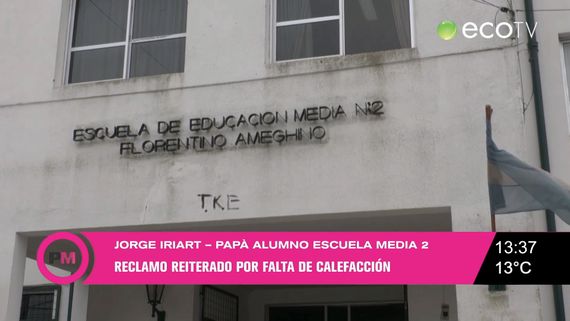 Padres reclaman solución urgente a la calefacción en la Secundaria N° 2