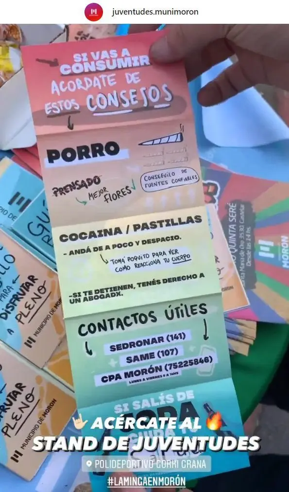 Campaña sobre drogas en Morón: “El objetivo no es estimular el consumo”, dijo Vizzotti y ejemplificó con Suiza