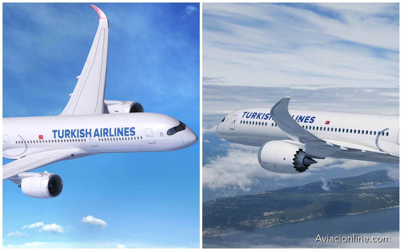 Turkish Airlines salió a comprar wide-bodies y se llevó cincuenta A350 y 787