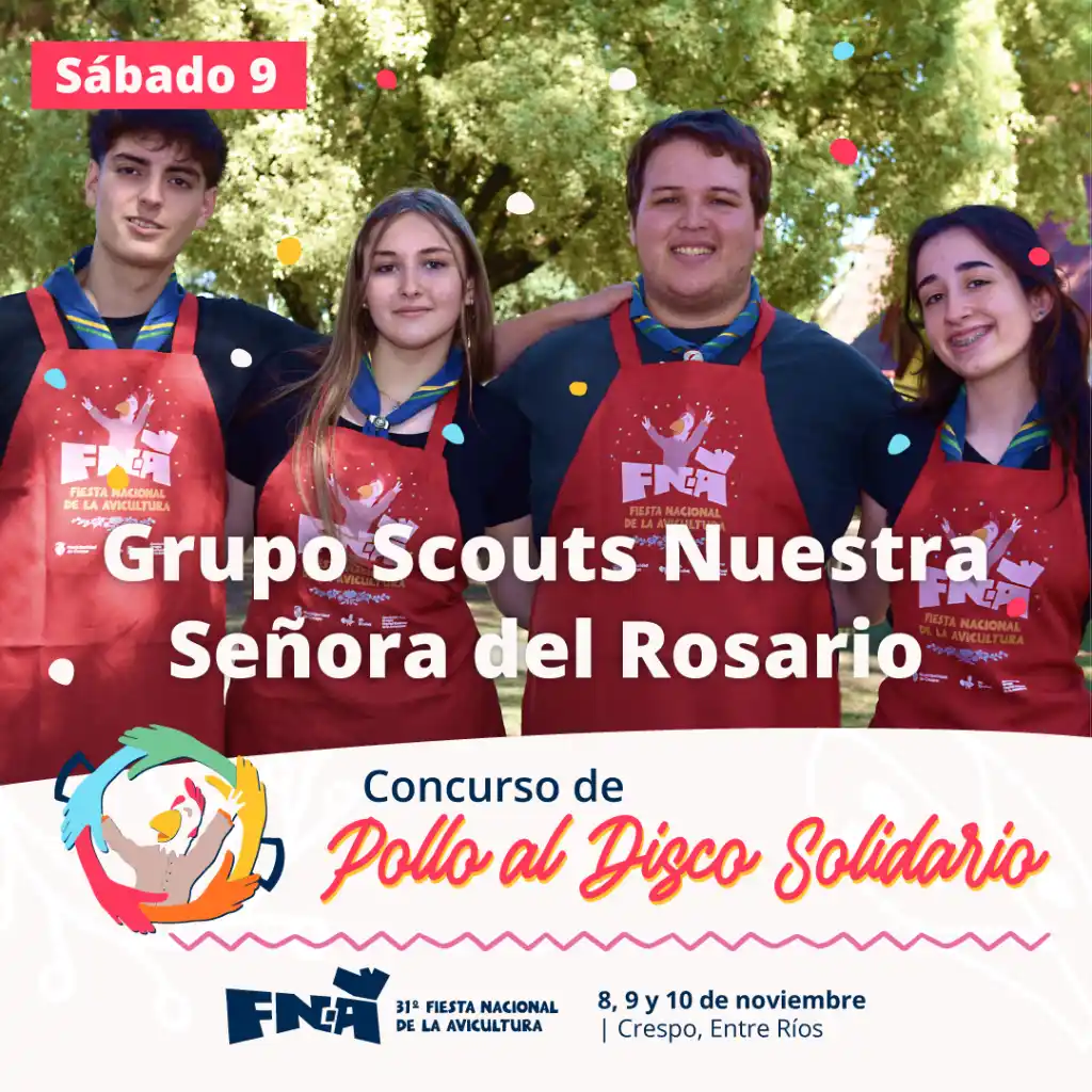 Pollo al disco solidario FNA 2024
