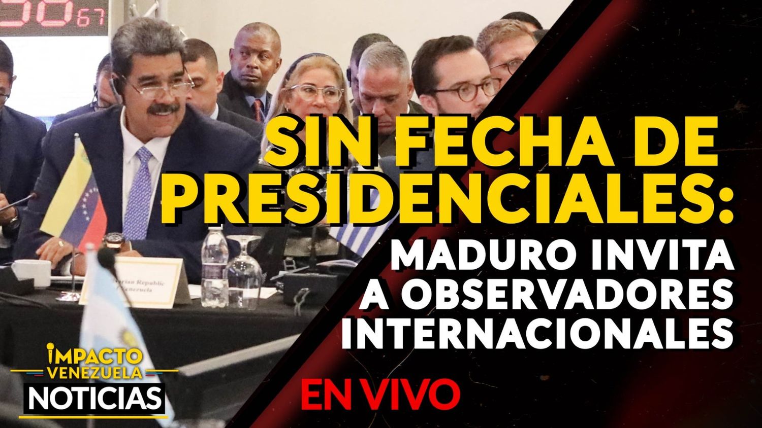 SIN FECHA DE PRESIDENCIALES: Maduro invita a observadores internacionales