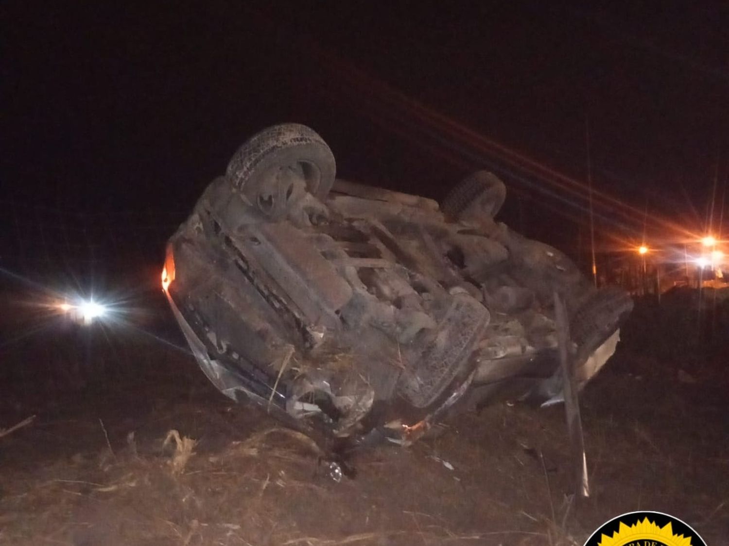 Vuelco en Ruta Provincial 26: cuatro heridos leves tras siniestro vial en el ejido de Victoria