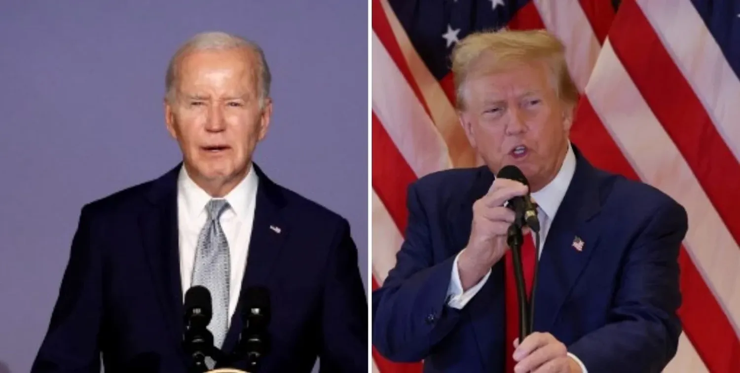 Biden de 81 años y Trump de 78 protagonizan el 35° debate presidencial de la historia estadounidense. Crédito: Reuters