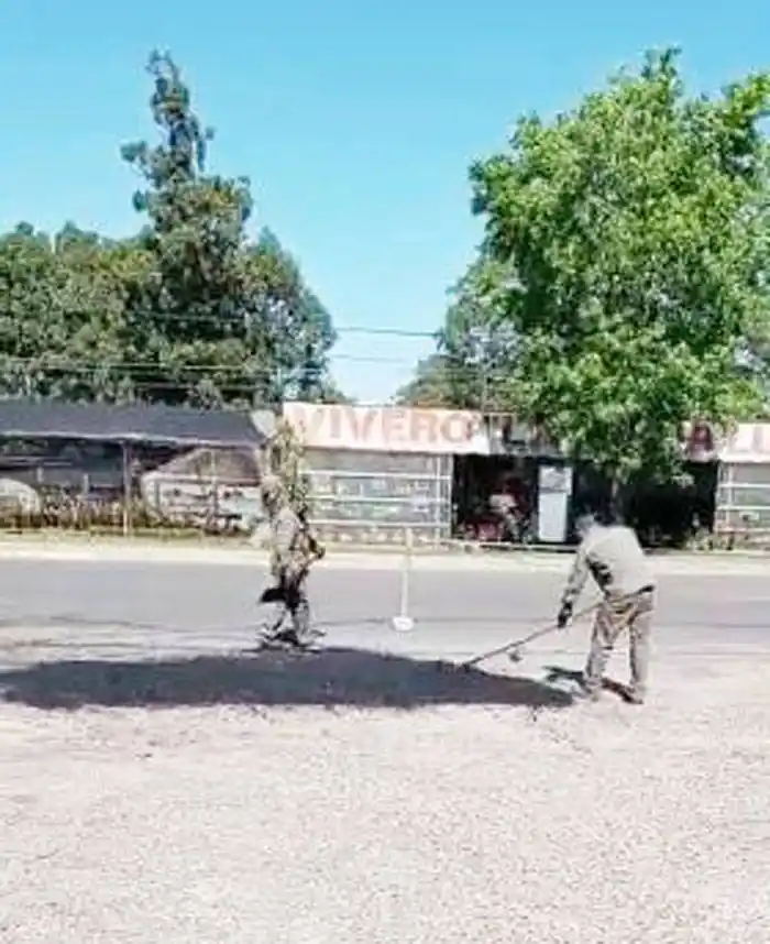 Intensivo plan  municipal de bacheo  y arreglos de calles