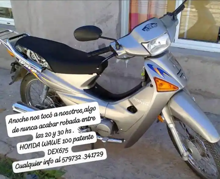 Denuncian el robo de una moto en Benito Machado y Sarmiento