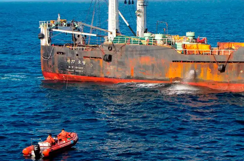 Tras las denuncias de pesca ilegal, refuerzan el patrullaje en el Mar Argentino