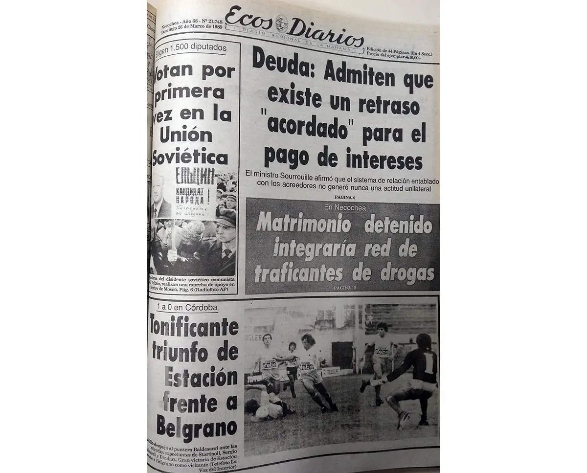 Martes 26 de marzo de 1989