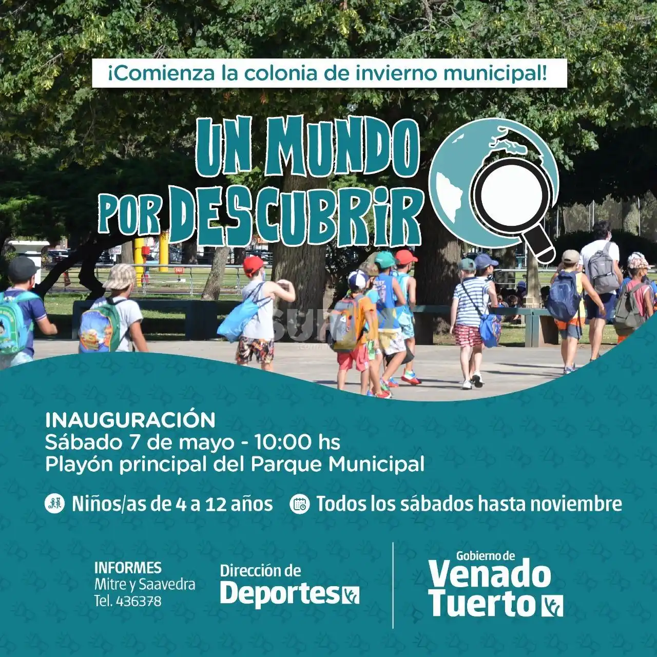 Niños y niñas tendrán “Un mundo por Descubrir” en la nueva colonia invernal 