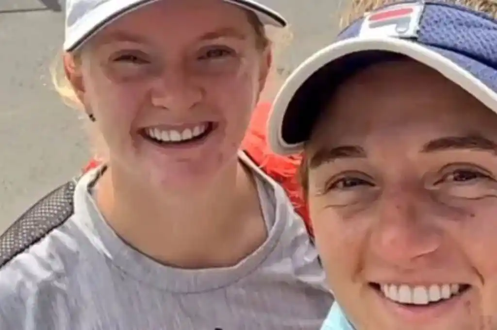 Podoroska, en las semifinales de dobles del torneo de Phillip Island en Australia