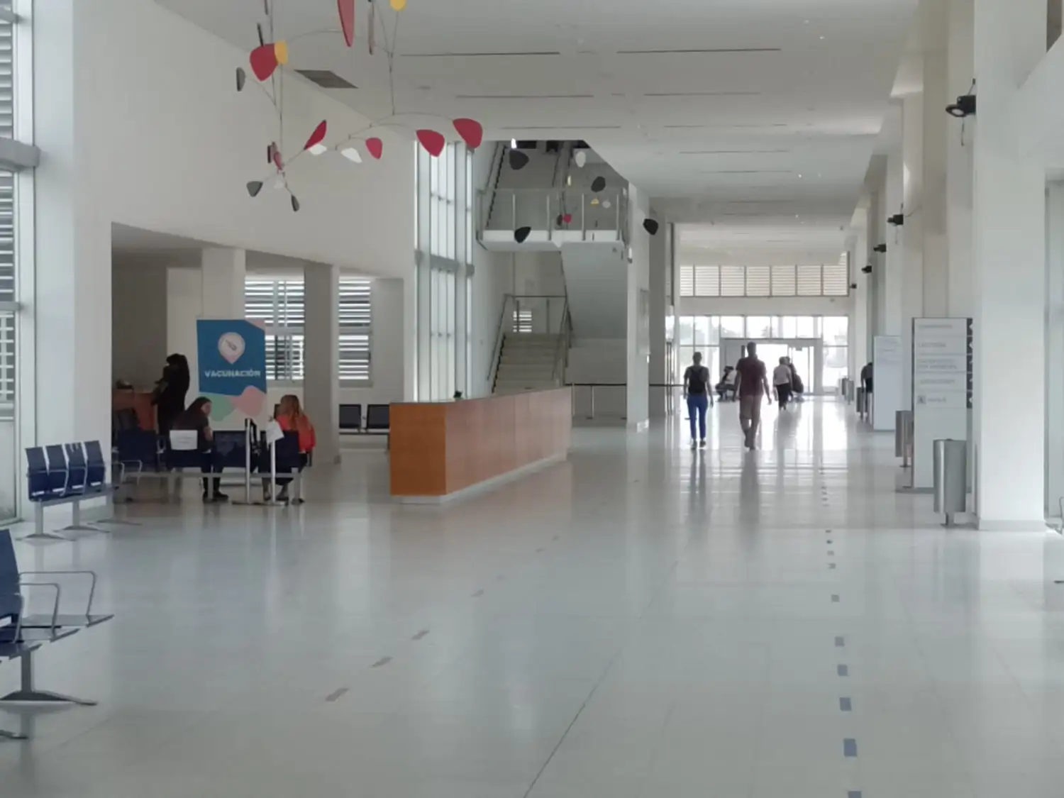 Alta demanda en la guardia, baja en el vacunatorio.