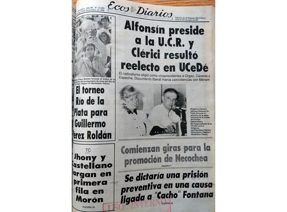 Domingo 19 de noviembre de 1989