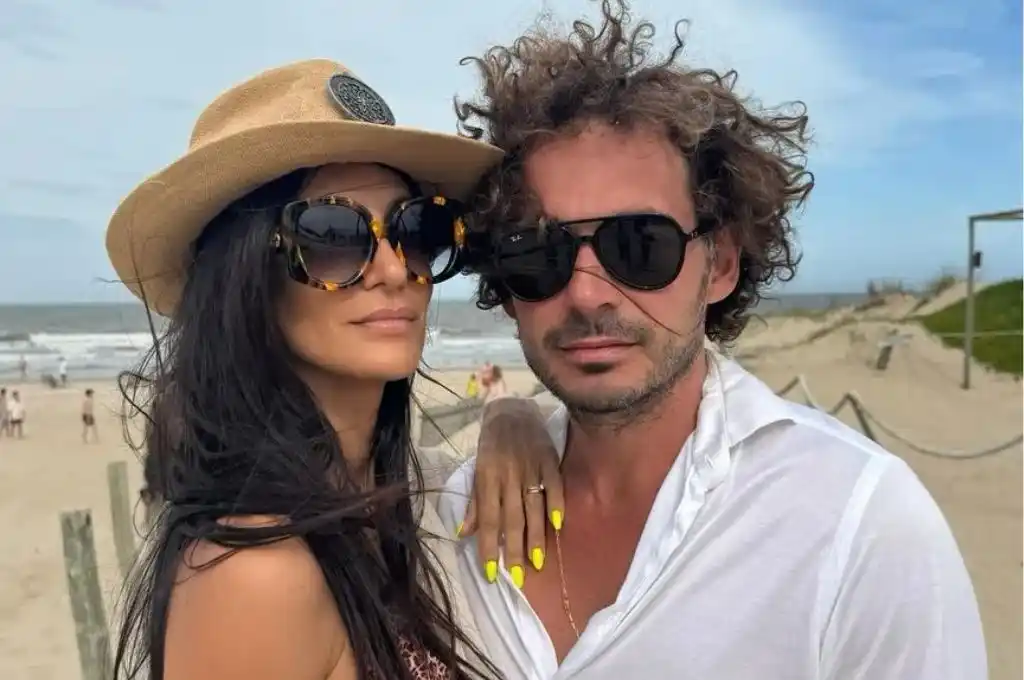 Silvina Escudero junto a su marido Federico