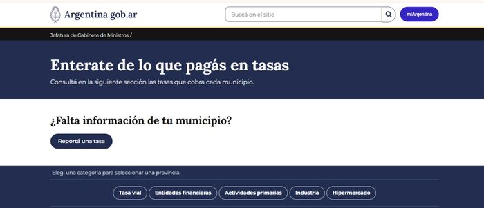 Milei contra provincias y municipios: pide que se reporten tasas municipales
