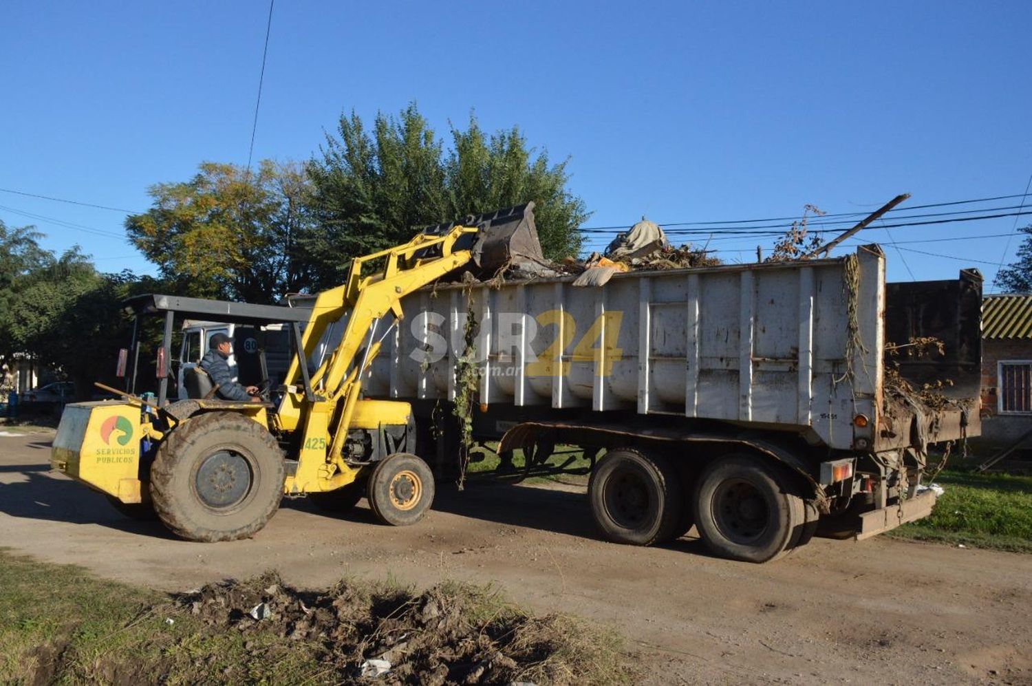 Higiene urbana: avanza la recolección de residuos mayores y restos de poda