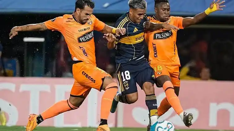 Un intento ofensivo de Delgado.