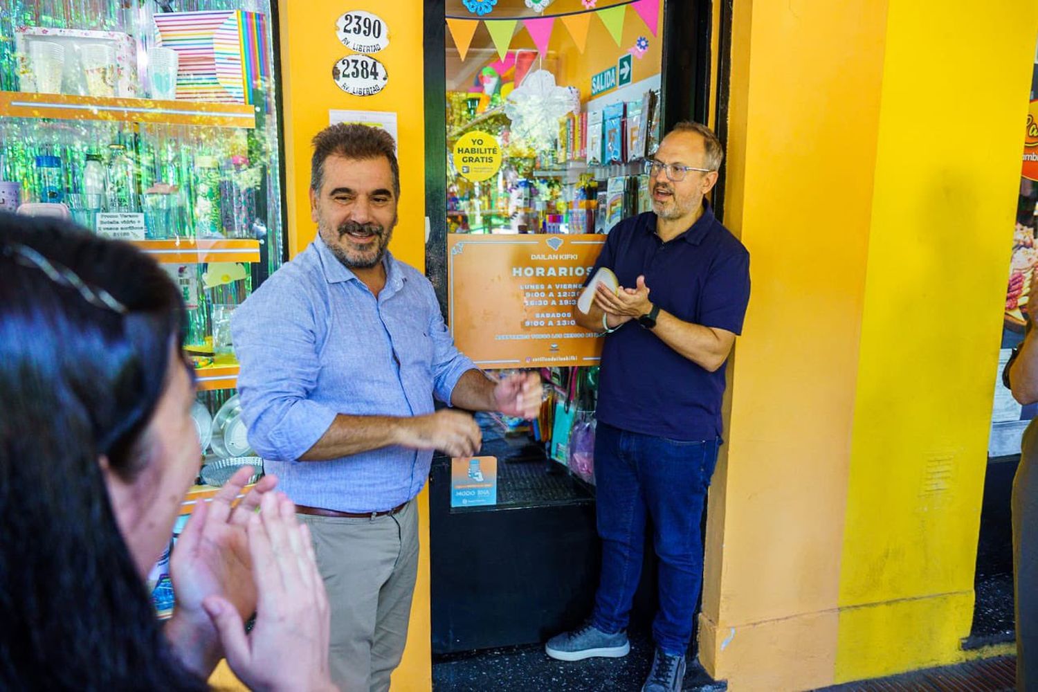 Valenzuela recibió a Ritondo en 3 de Febrero: Charla con comerciantes y reunión con concejales pensando en 2023