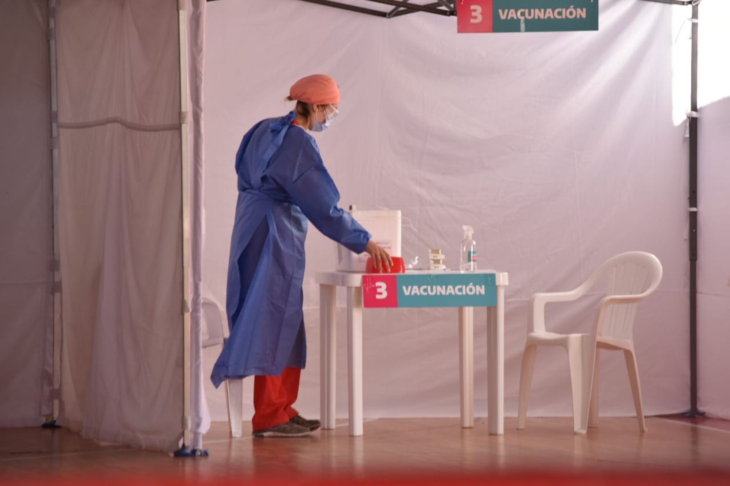 Vacunas Covid-19 en Provincia: Total aplicadas en la segunda sección hasta la segunda semana de marzo