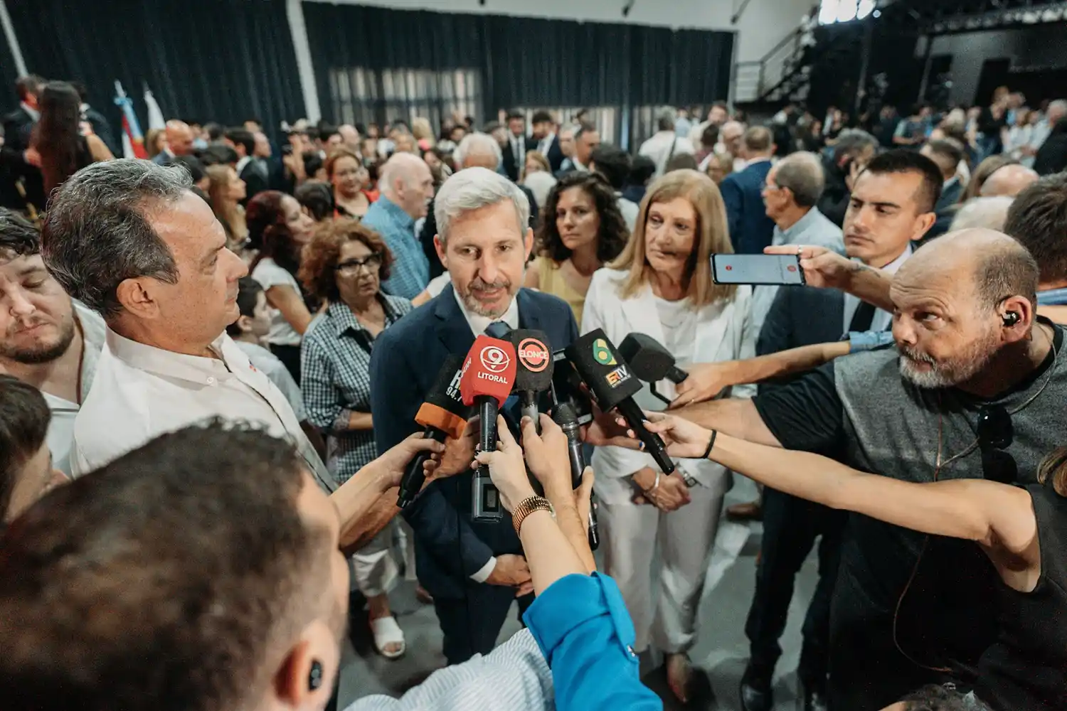 Frigerio mostró su acuerdo “con todos y cada uno de los 10 puntos que planteó” el Presidente