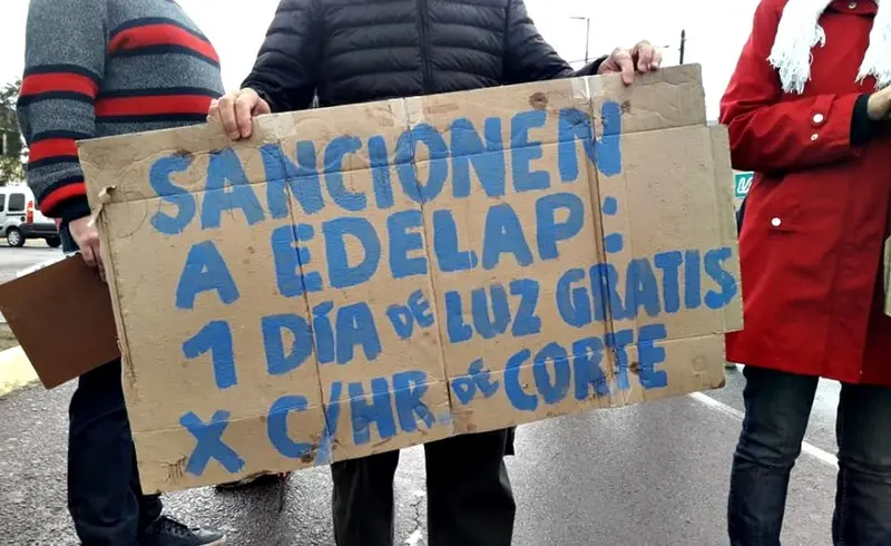 Multa a Edelap por el extenso apagón en La Plata: Para la Defensoría bonaerense llega tarde y es insuficiente