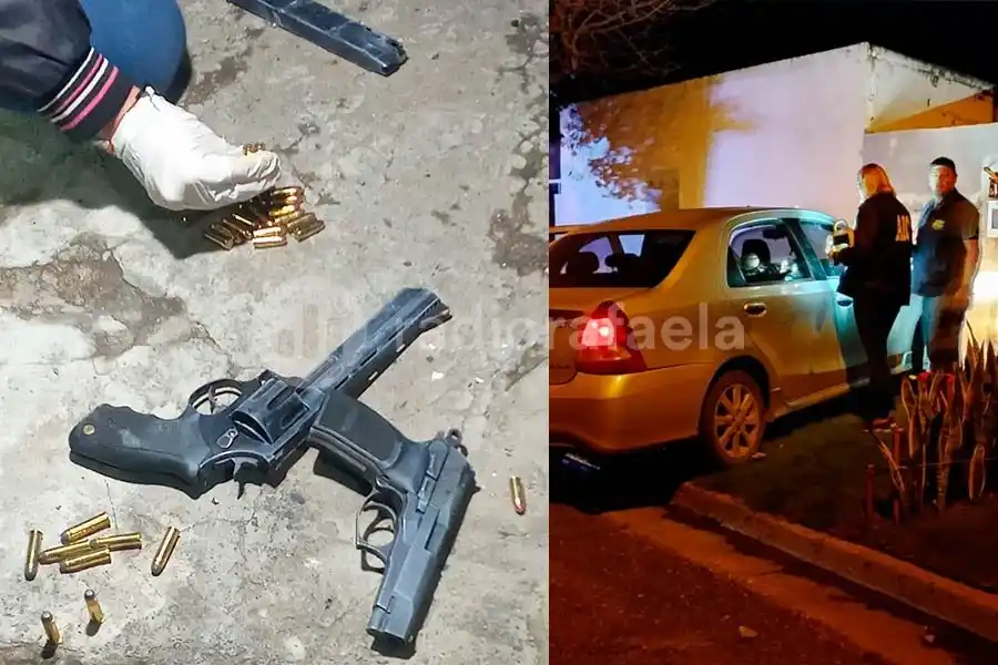 Intercambio de armas listas para matar, persecución y huida por los techos: un joven de 19 años detenido