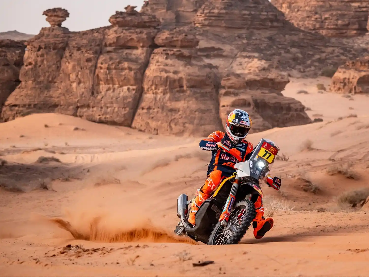 Luciano Benavides llegó bien posicionado a la jornada de descanso.