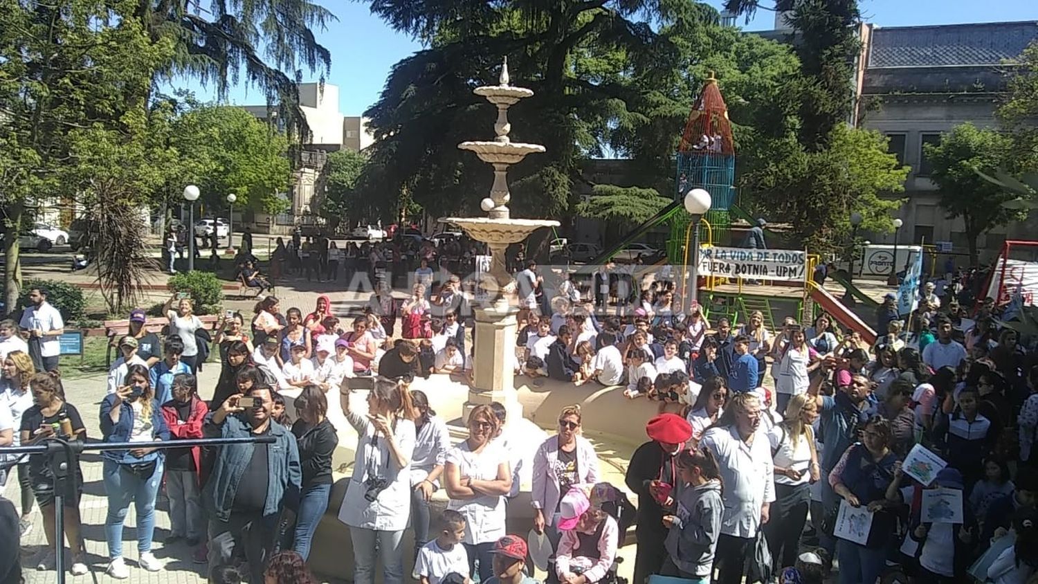 Los estudiantes de Gualeguaychú volvieron a protagonizar el Grito Blanco