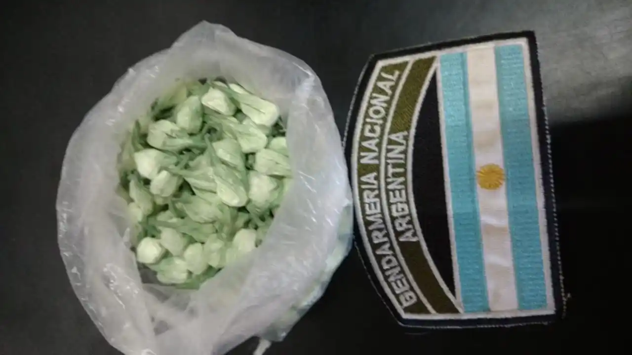 Secuestraron más  de 180 cebollines de cocaína y fueron dos los detenidos