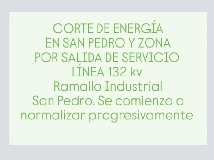 corte de luz