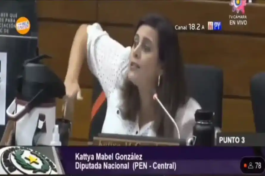 Una diputada paraguaya le cantó «Te Felicito» de Shakira a su oposición en plena sesión