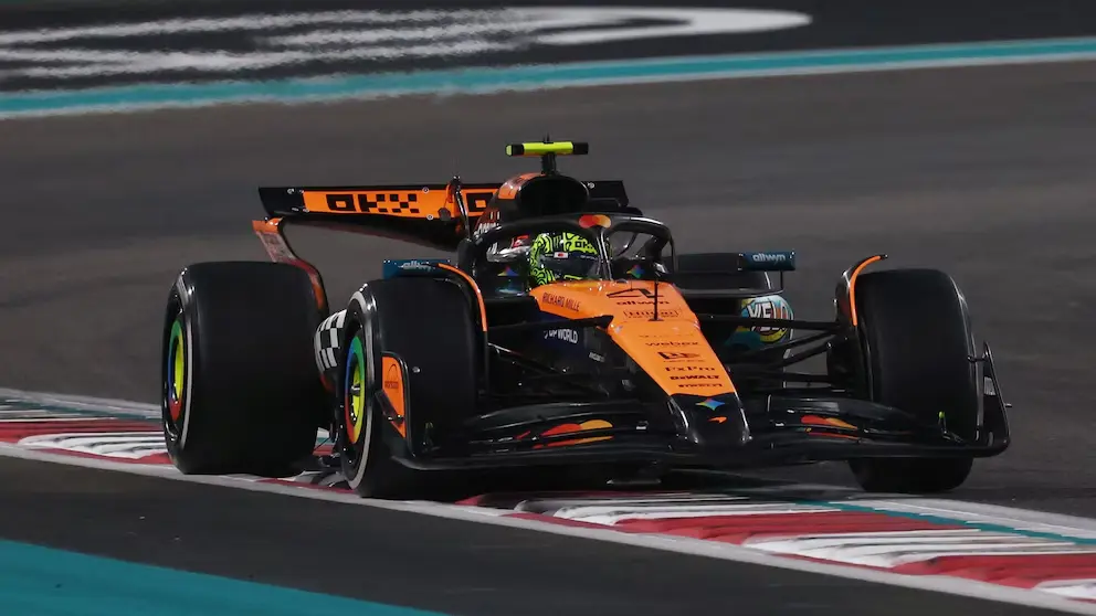 Norris se consagró campeón de la Fórmula 1 en Abu Dhabi: Colapinto terminó último