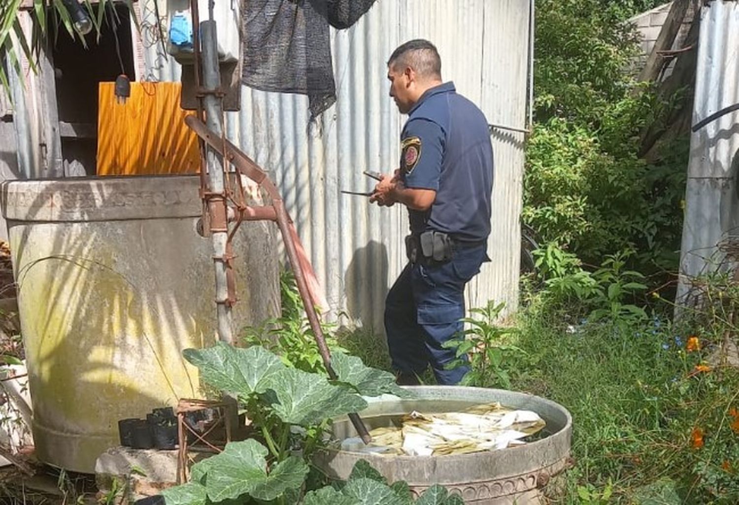 La policía acudió hasta el lugar de los hechos.