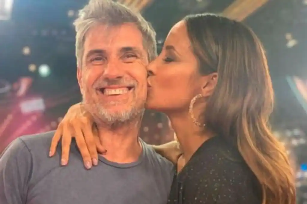 Chato Prada junto a Lourdes Sánchez