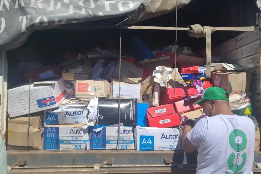 Desarrollo Productivo descartó 14 toneladas de papel