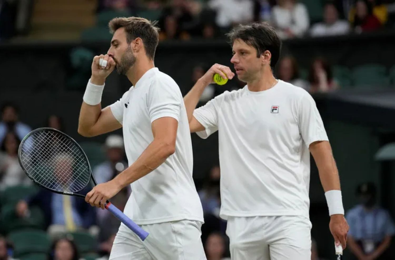 El marplatense Zeballos es finalista de Wimbledon en dobles junto al catalán Granollers