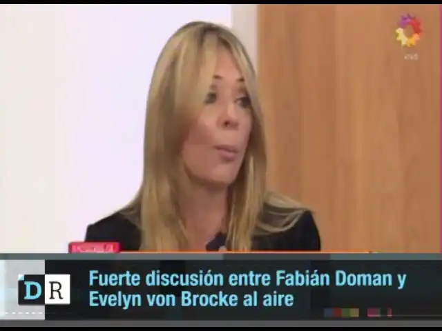 Tremenda pelea entre Fabián Doman y Evelyn von Brocke