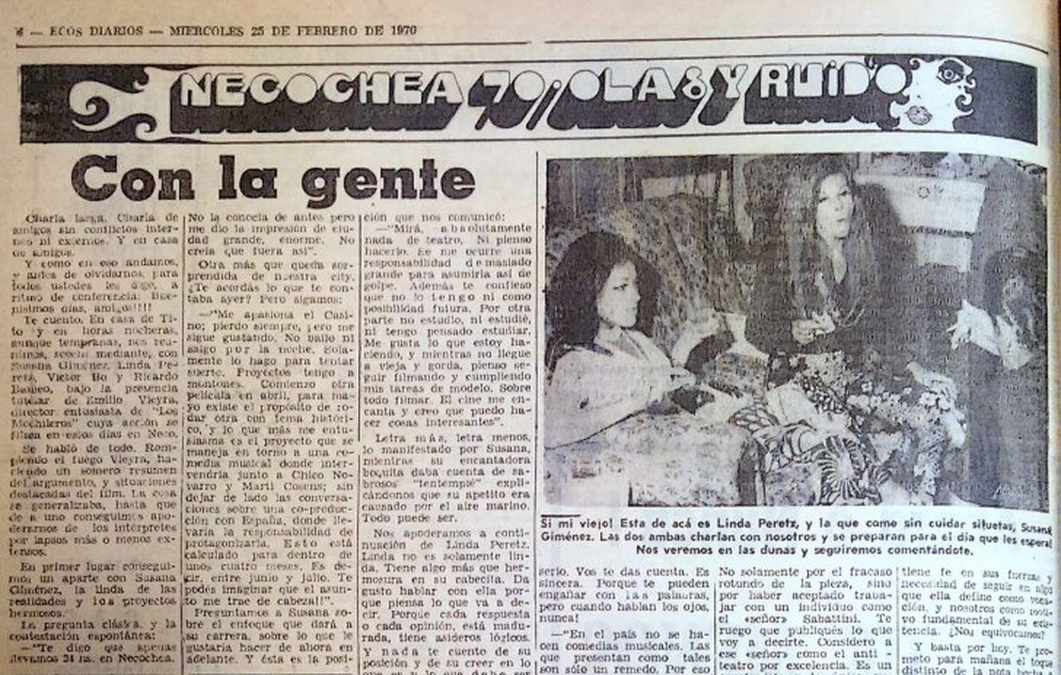 Casi 50 años del paso de “Los Mochileros”