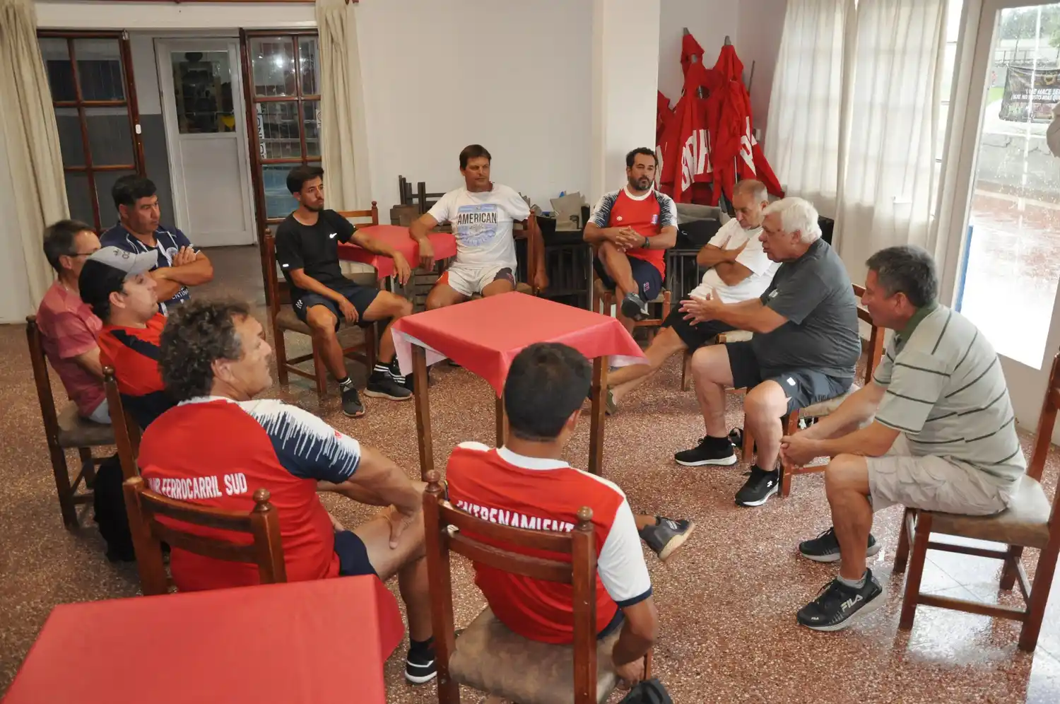 FOTO PRENSA FERRO Arozarena ya trabaja nuevamente en Ferro.
