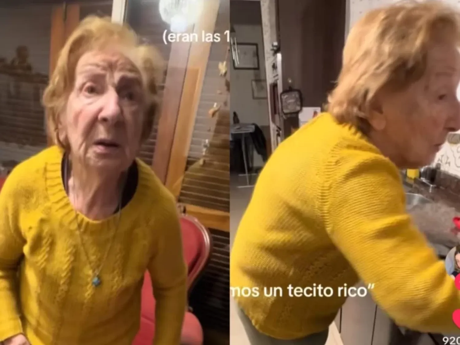 Tierno gesto